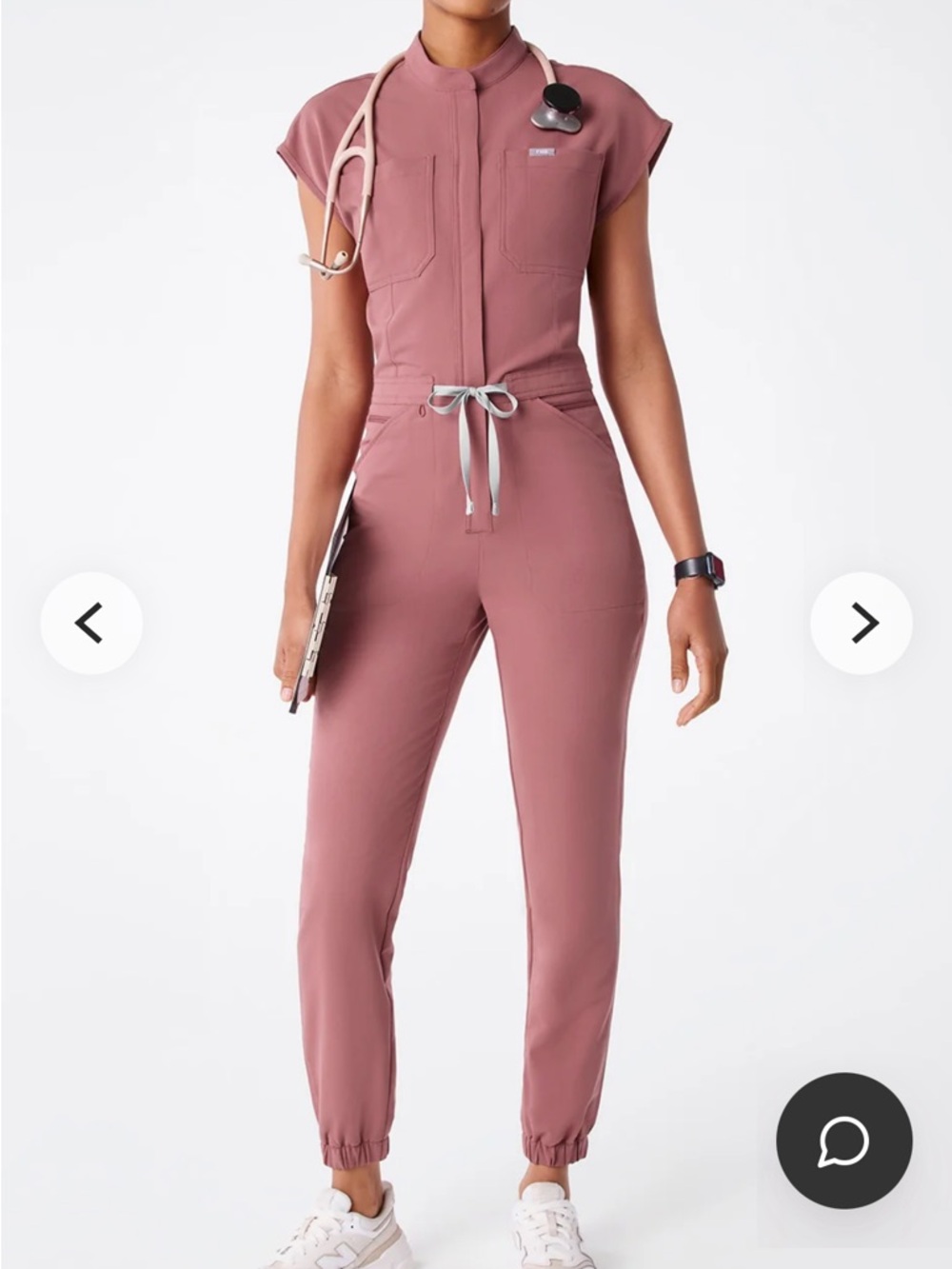 Women's Mauve figs Jumpsuit jogger